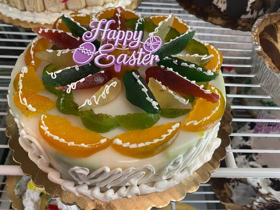 Sicilian cassata with ricotta cream and marzipan