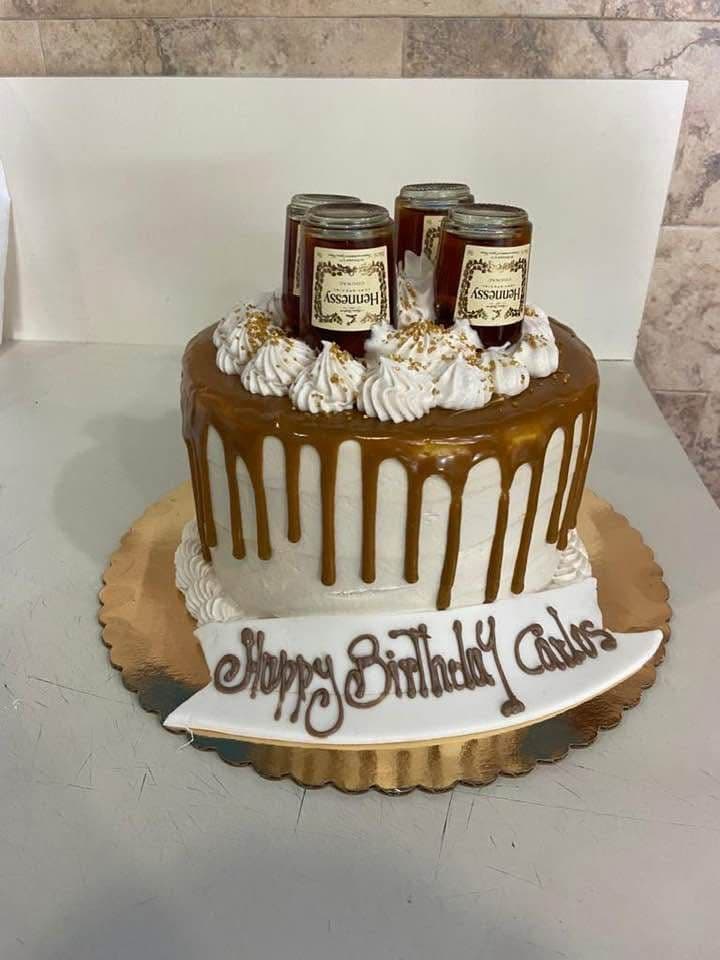Elegant white tiered celebration cake