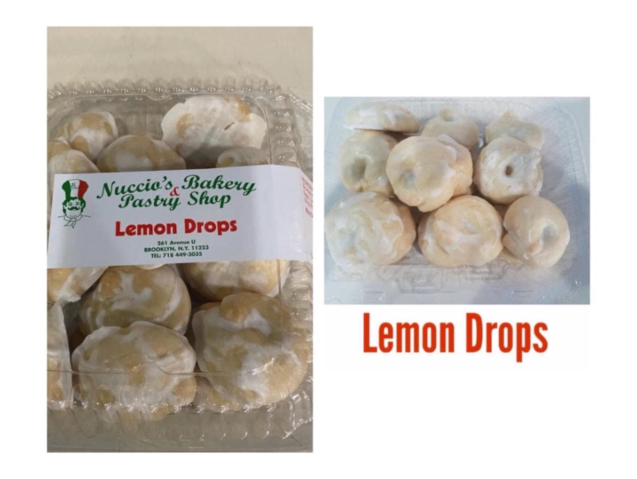 Boxed lemon drop cookies